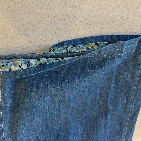 Pilcro anthro wide leg chambray trouser jeans - Picture 9 of 9